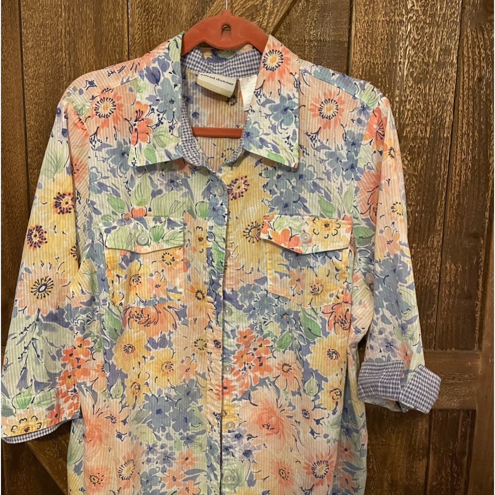 Alfred Dunner beautiful spring blouse Sz 20W